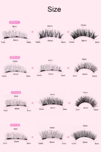 Magnetic eyelashes ct11 8 complete kit wholesale custom reusable lashes with magnetic applicator bulk order salon supplies oem odm manufacturer