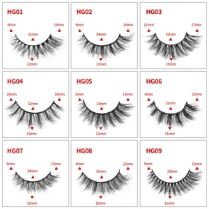 Professional eyelash pack wholesale custom 10 pairs yellow box dramatic false lashes bulk order beauty salon supplier oem odm manufacturer