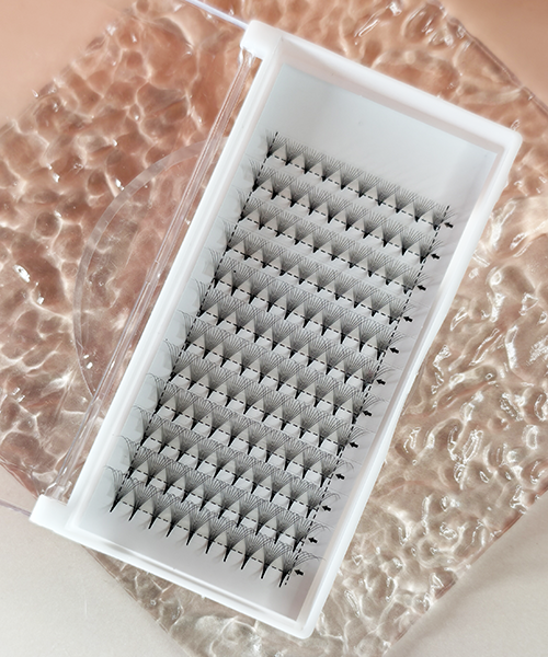 Premade volume fan eyelashes wholesale professional cluster lashes bulk order beauty salon supplies oem manufacturer