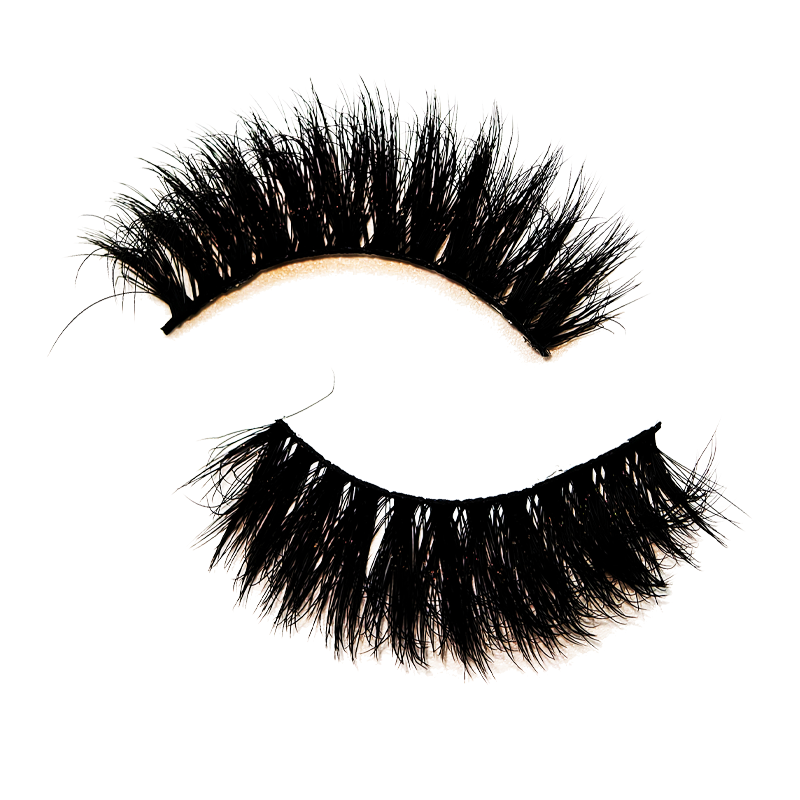 Buy 3D mink lashes dramatic volume false eyelashes thick black strip premium natural quality