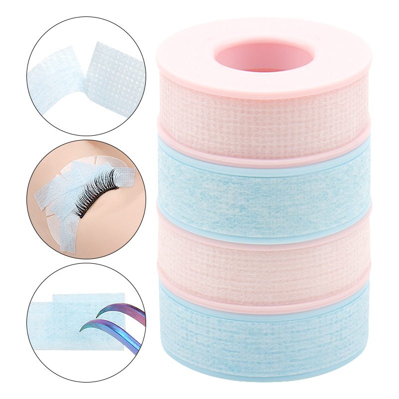 Professional application lash tape eyelash extension isolation supplies pink blue medical grade beauty