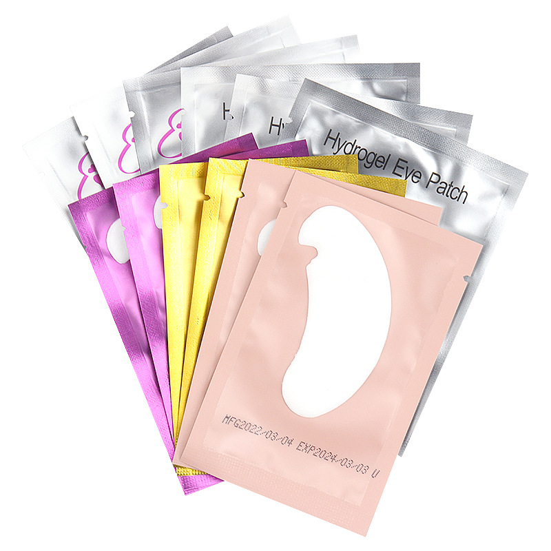 Professional hydrogel eye patches eyelash extension under eye pads colorful beauty salon supplies