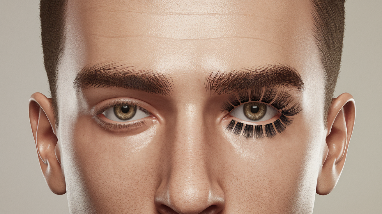 Before And After Male Eyelash Extensions Transform Your Look