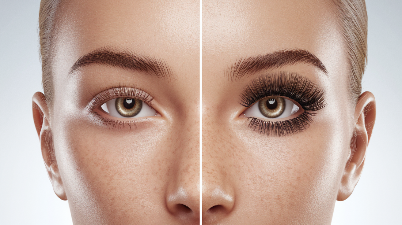 Before And After Eyelash Extensions What To Expect